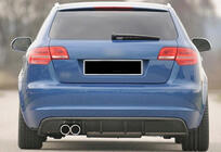 Audi A3 2003–2012 Zadní difuzor DPT (2008-2010, černý lesk) fotografie 3