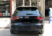Audi A3 2012–2020 Zadní difuzor DPT V-2 (2012-2016, HB, černý lesk) fotografie 1