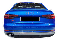 Audi A4 B9 2015–2024 Zadní difuzor DPT (2015-2019, lesklá černá) fotografie 1