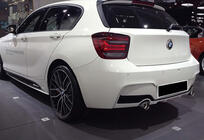 BMW řada 1 F20/F21 2011–2019 Zadní difuzor DPT (černý lesk) fotografie 2
