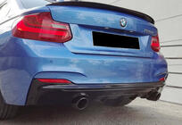 BMW řady 2 F22/F23 2014–2021 Zadní difuzor DPT (černý lesk) fotografie 5