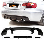 BMW řada 3 E92/E93 2006–2013 Zadní difuzor DPT (pro E92 M-Sport, černý lesk) fotografie 1