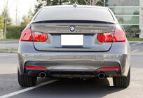 BMW řada 3 F30/F31 2012–2019 Zadní difuzor DPT V-4 (pro M-Performance, černý lesk) fotografie 2