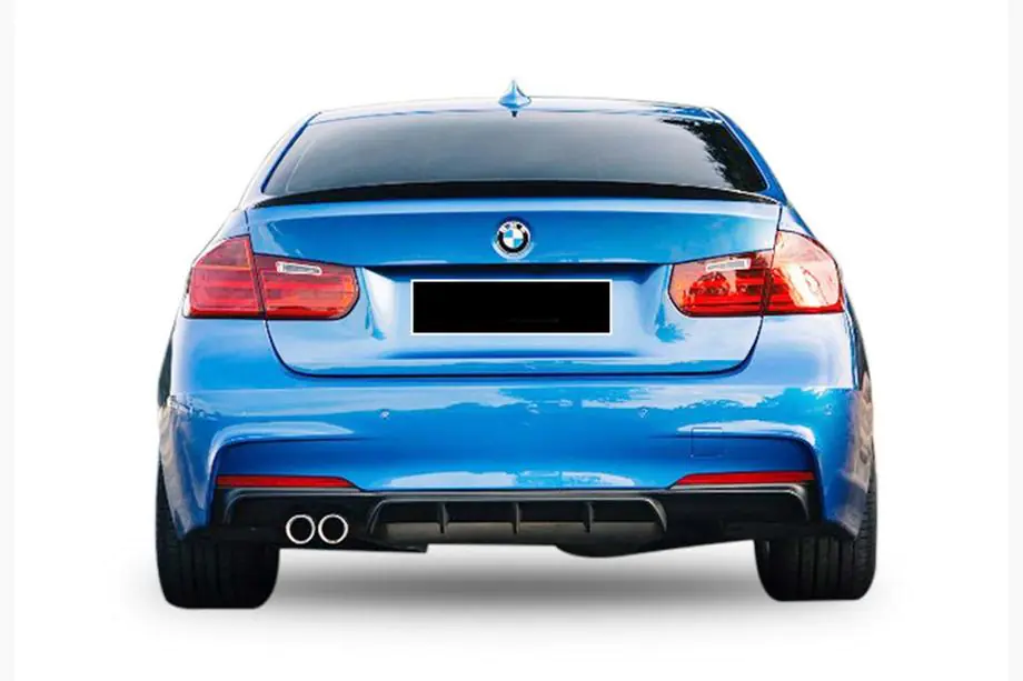 BMW řada 3 F30/F31 2012–2019 Zadní difuzor DPT V-5 (pro M-Performance, černý lesk) Image