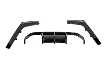 BMW řada 3 F30/F31 2012–2019 Zadní difuzor DPT V-2 (pro Vorstainer, lesklá černá) fotografie 4