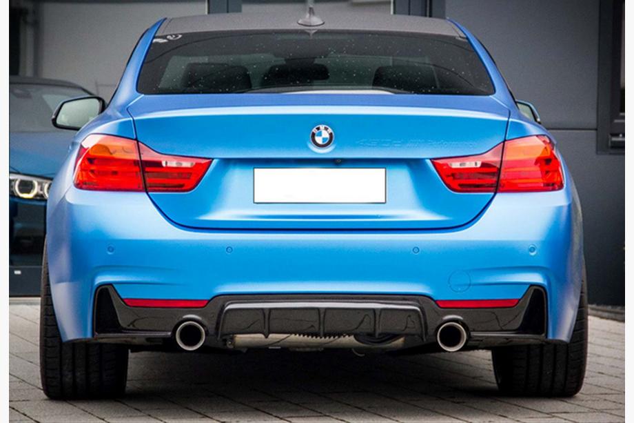 BMW řada 4 F32/F33/F36 2012–2020 Zadní difuzor DPT V-1 (pro M-Performance, černý lesk) Image
