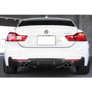 Zadní difuzor DPT V-2 (pro M-Performans, leskle černý) BMW řada 4 F32/F33/F36 2012–2020