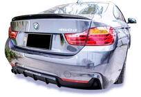 BMW řada 4 F32/F33/F36 2012–2020 Zadní difuzor DPT V-3 (pro M-Performans, Coupe, černý lesk) fotografie 1