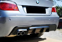 BMW řada 5 E60/E61 2003–2010 Zadní difuzor DPT V-1 (pro M-Sport, černý lesk) fotografie 1