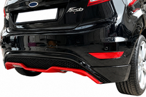 Ford Fiesta 2008–2017 Zadní difuzor DPT V-3 (HB, matná černá) fotografie 3