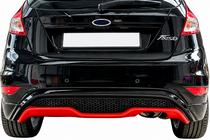 Ford Fiesta 2008–2017 Zadní difuzor DPT V-3 (HB, matná černá) fotografie 4