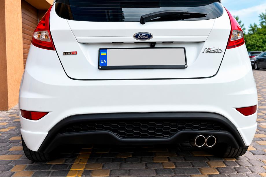 Ford Fiesta 2008–2017 Zadní difuzor DPT V-3 (HB, matná černá) Image