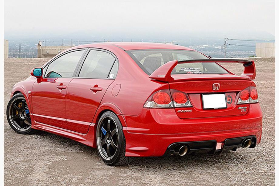 Honda Civic Sedan VIII 2006–2011 Zadní difuzor DPT V-3 (k lakování) Fotografie 2