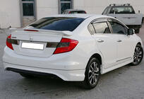 Honda Civic Sedan IX 2011–2016 Zadní difuzor DPT (k lakování) fotografie 2