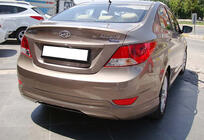 Hyundai Accent 2011–2017 Zadní difuzor DPT (černý lesk) fotografie 3