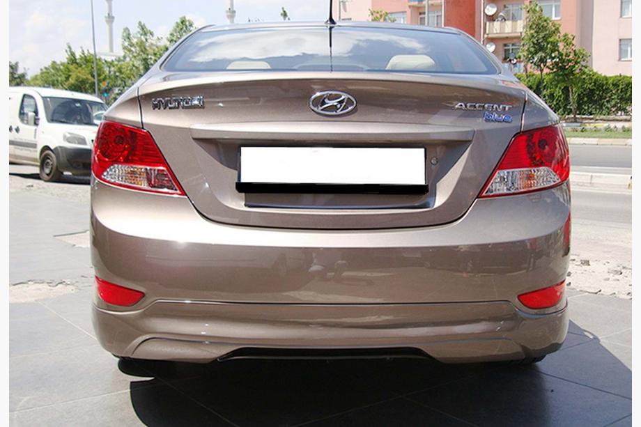 Hyundai Accent 2011–2017 Zadní difuzor DPT (černý lesk) Image
