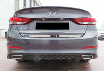 Hyundai Elantra (AD) 2015–2020 Zadní difuzor DPT V-1 (lesklá černá) fotografie 3