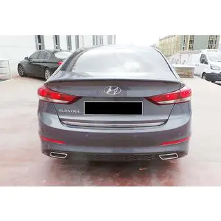 Zadní difuzor DPT V-1 (lesklá černá) Hyundai Elantra (AD) 2015–2020 fotografie 2
