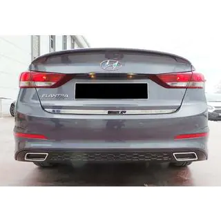 Zadní difuzor DPT V-1 (lesklá černá) Hyundai Elantra (AD) 2015–2020 fotografie 3