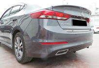 Hyundai Elantra (AD) 2015–2020 Zadní difuzor DPT V-2 (lesklá černá) fotografie 1