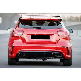 Zadní difuzor DPT (pro AMG, černý lesk) Mercedes A-сlass W176 2012–2018 fotografie 2