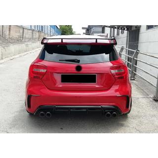 Zadní difuzor DPT (2012-2015, pro Brabus, černý lesk) Mercedes A-сlass W176 2012–2018 fotografie 3