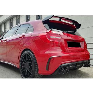 Zadní difuzor DPT (2012-2015, pro Brabus, černý lesk) Mercedes A-сlass W176 2012–2018 fotografie 4