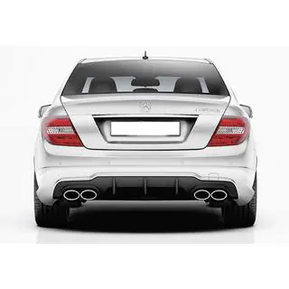 Zadní difuzor DPT (2011-2014, pro AMG SD, černý lesk) fotografie 3