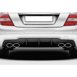 Zadní difuzor DPT (2011-2014, pro AMG SD, černý lesk) Mercedes C-class W204 2007–2015 fotografie 1