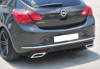 Opel Astra J 2009–2015 Zadní difuzor DPT V1 (2012-2015, HB, černý lesk) fotografie 3