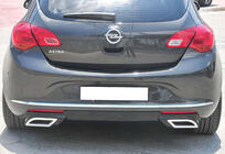 Opel Astra J 2009–2015 Zadní difuzor DPT V1 (2012-2015, HB, černý lesk) fotografie 1