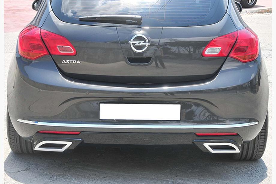 Opel Astra J 2009–2015 Zadní difuzor DPT V1 (2012-2015, HB, černý lesk) Image