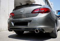 Opel Astra J 2009–2015 Zadní difuzor DPT V-1 (SD, černý lesk) fotografie 5