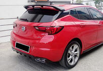 Opel Astra K 2016–2021 Zadní difuzor DPT V-1 (HB, černý lesk) fotografie 2