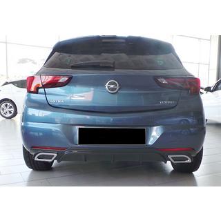 Zadní difuzor DPT V-2 (HB, černý lesk) Opel Astra K 2016–2021 fotografie 2
