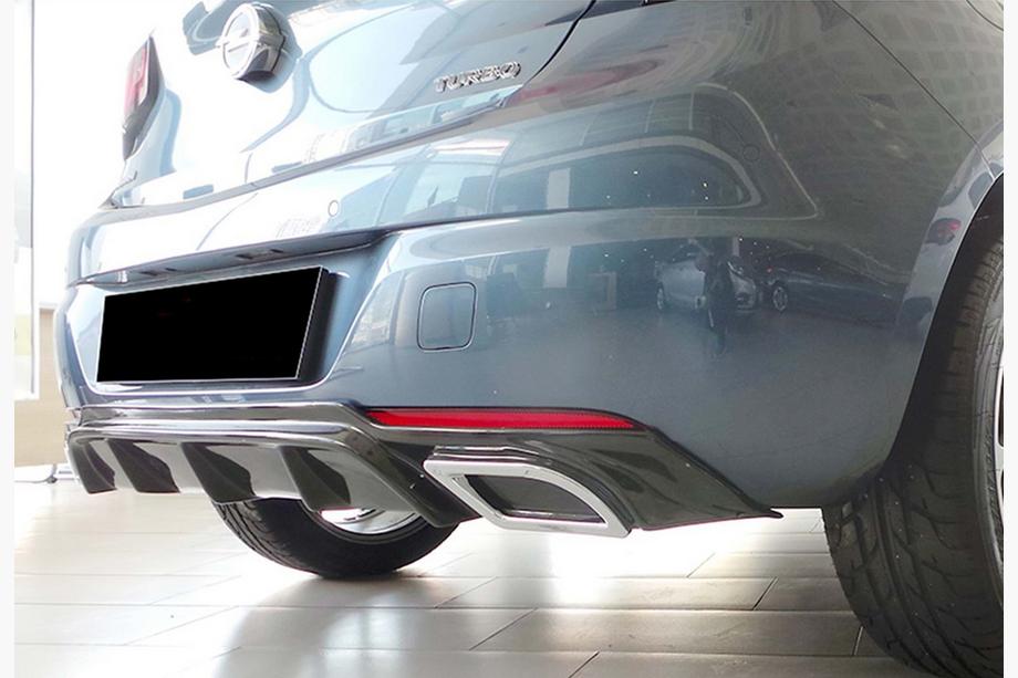 Opel Astra K 2016–2021 Zadní difuzor DPT V-2 (HB, černý lesk) Image
