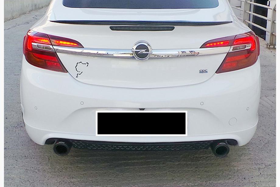 Opel Insignia 2008–2017 Zadní difuzor DPT (SD, 2013-2017, černý lesk) Fotografie 5