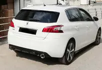 Peugeot 308 2014–2021 Zadní difuzor DPT (HB, černý lesk) fotografie 4