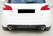 Peugeot 308 2014–2021 Zadní difuzor DPT (HB, černý lesk) fotografie 6