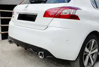 Peugeot 308 2014–2021 Zadní difuzor DPT (HB, černý lesk) fotografie 3