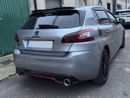 Peugeot 308 2014–2021 Zadní difuzor DPT (HB, černý lesk) fotografie 2
