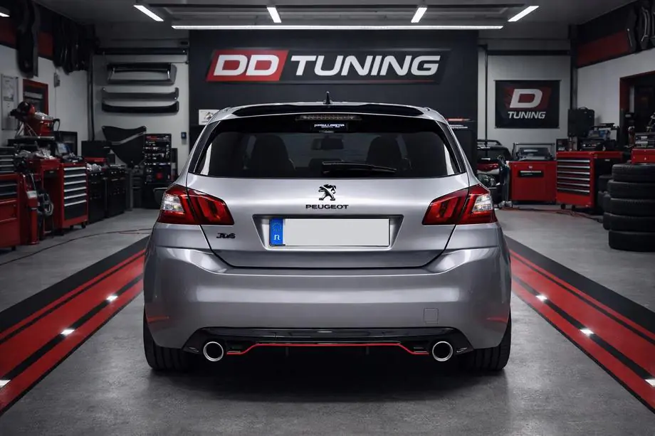Peugeot 308 2014–2021 Zadní difuzor DPT (HB, černý lesk) Image