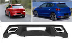 Seat Ibiza 2017– Zadní difuzor DPT V-2 (lesklá černá) fotografie 1