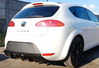 Seat Leon 2005–2012 Zadní difuzor DPT V-2 (2009-2012, černý lesk) fotografie 1