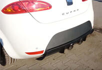 Seat Leon 2005–2012 Zadní difuzor DPT V-2 (2009-2012, černý lesk) fotografie 2