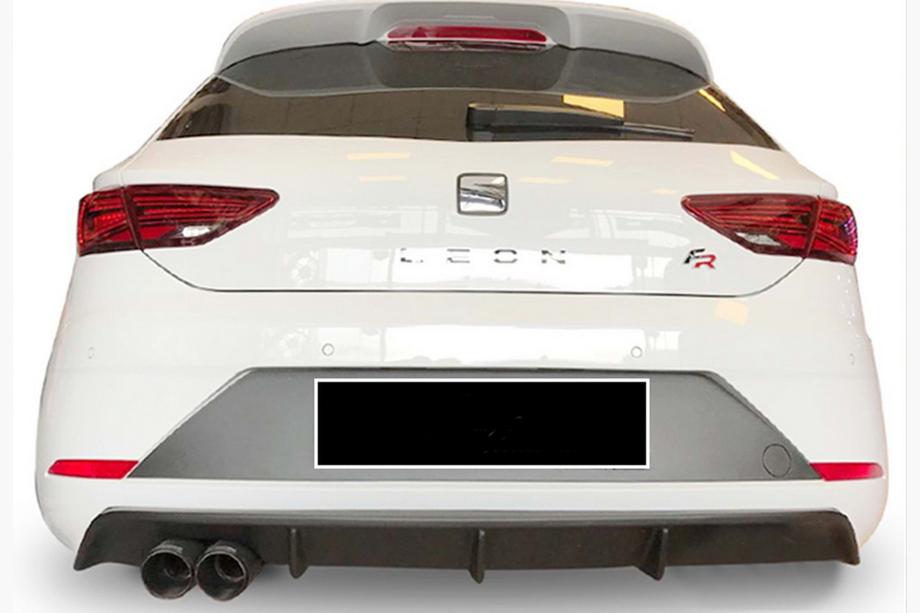 Seat Leon 2013–2020 Zadní difuzor DPT V-4 (2017-2020, černý lesk) Image
