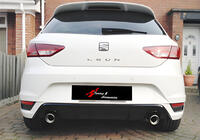 Seat Leon 2013–2020 Zadní difuzor DPT V-1 (lesklá černá) fotografie 1