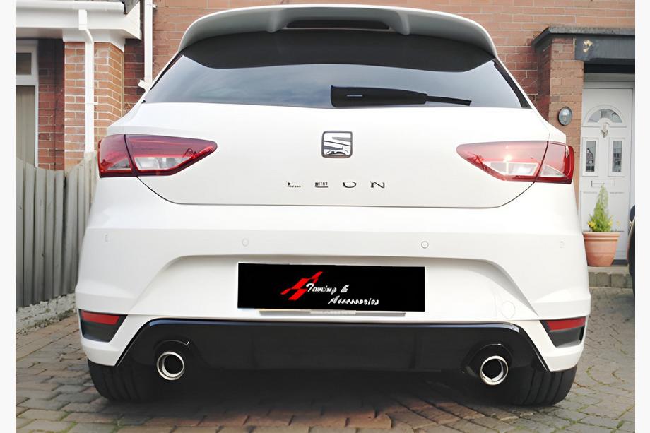 Seat Leon 2013–2020 Zadní difuzor DPT V-1 (lesklá černá) Image