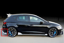 Seat Leon 2013–2020 Zadní difuzor DPT V-2 (2013-2016, lesklá černá) fotografie 1