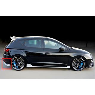 Zadní difuzor DPT V-2 (2013-2016, lesklá černá) Seat Leon 2013–2020